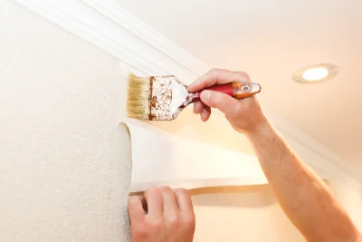 Pose de papier peint à Saint-Donan — revêtements muraux et toiles de verre